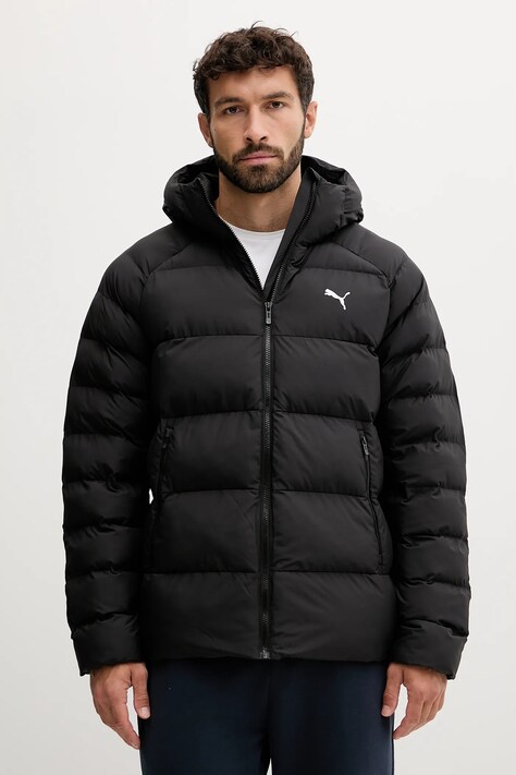 Puma geacă culoarea negru, de iarnă, 688367