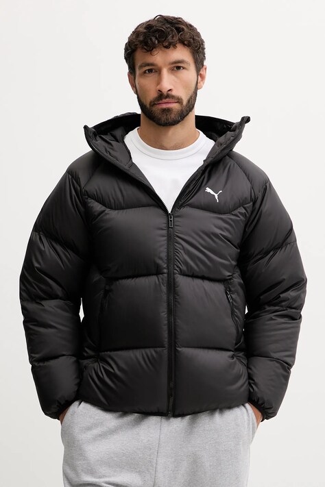 Puma kurtka puchowa kolor czarny zimowa 688382