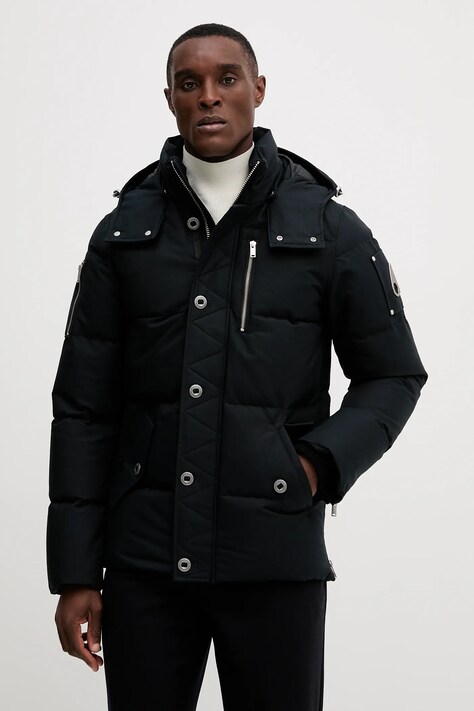 Пухено яке MOOSE KNUCKLES в тъмносиньо зимен модел M35MJ128N