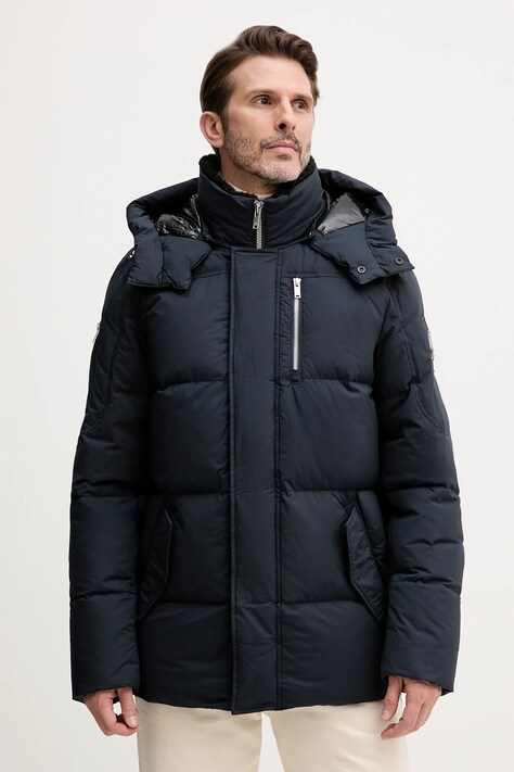 MOOSE KNUCKLES kurtka puchowa EVEREST kolor granatowy zimowa M35MJ146