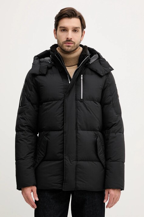 Μπουφάν με επένδυση από πούπουλα MOOSE KNUCKLES EVEREST χρώμα: μαύρο, M35MJ146