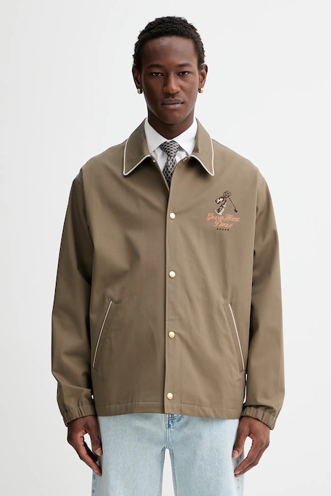 Drôle de Monsieur kurtka La Veste Grand HUtel kolor zielony przejściowa H.JT235.CO214