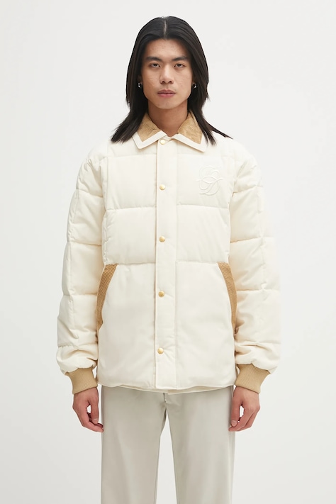 Drôle de Monsieur kurtka La Doudoune MatelassEe kolor beżowy zimowa I.CT139.PL163