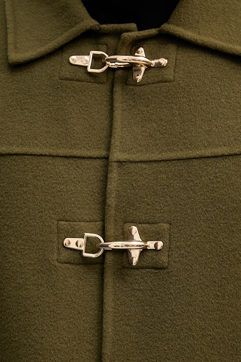 Пальто з додаванням вовни Drôle de Monsieur La Veste Caban — фото 5