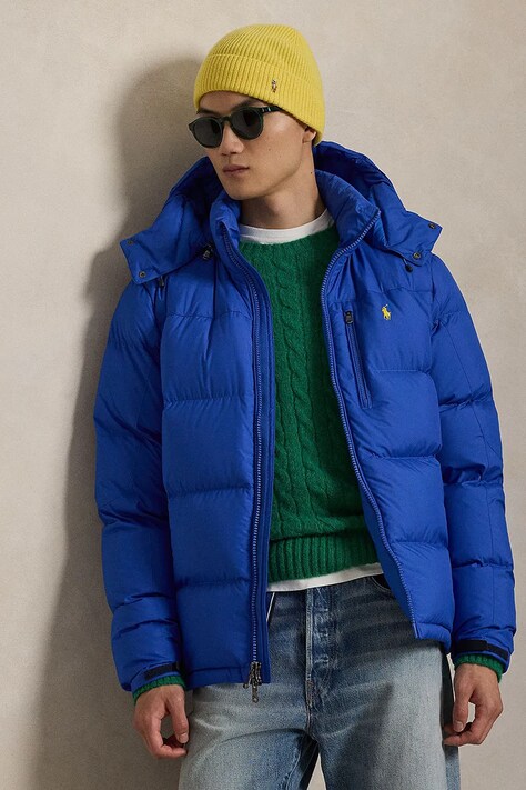 Polo Ralph Lauren kurtka puchowa kolor granatowy zimowa 710968278