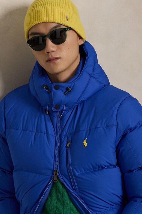 Polo Ralph Lauren kurtka puchowa kolor granatowy zimowa 710968278