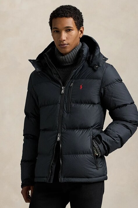 Polo Ralph Lauren kurtka puchowa kolor czarny zimowa 710968278