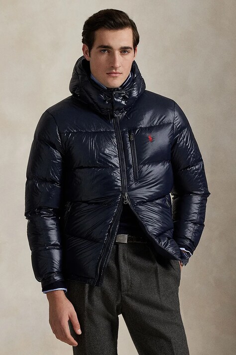 Μπουφάν Polo Ralph Lauren χρώμα: ναυτικό μπλε, 710968281
