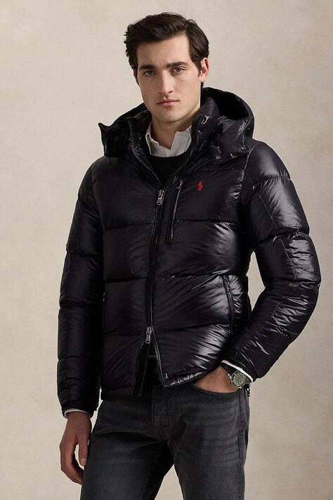 Jakna Polo Ralph Lauren črna barva, 710968281
