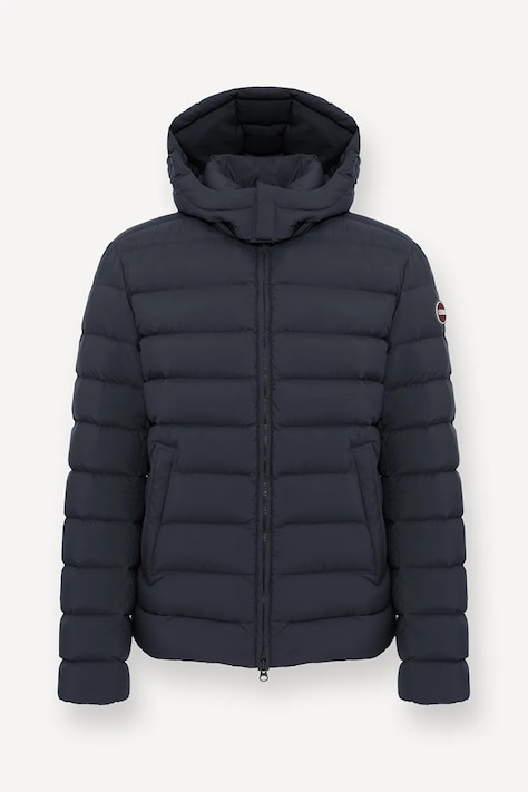 Péřová bunda Colmar tmavomodrá barva, přechodná, 1252.4ZP