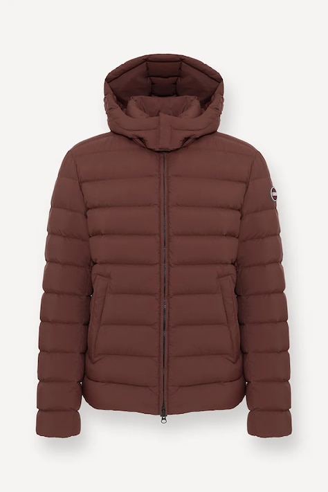 Colmar kurtka puchowa kolor brązowy przejściowa 1252.4ZP