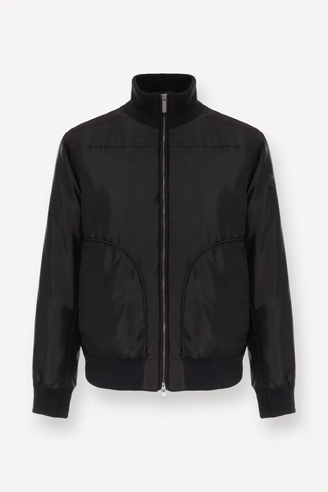 Péřová bunda Colmar černá barva, přechodná, 9500.5ZM