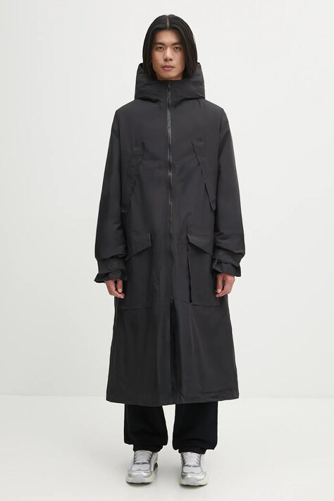 Y-3 kurtka Gore-Tex Parka kolor czarny przejściowa JW4618