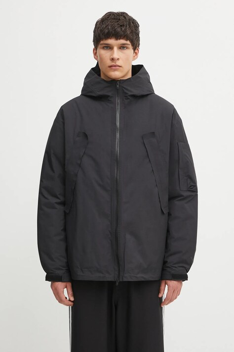 Y-3 kurtka Gore-Tex Parka kolor czarny przejściowa JW4619