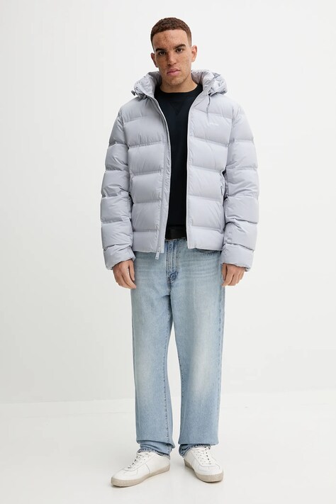 Pernata jakna Calvin Klein boja: siva, za zimu, LV04LD517G