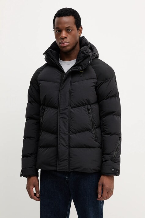 Blauer kurtka CROWN kolor czarny zimowa BLUC02151