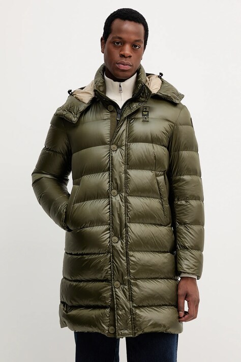 Blauer kurtka puchowa CARVER kolor zielony zimowa BLUK03147