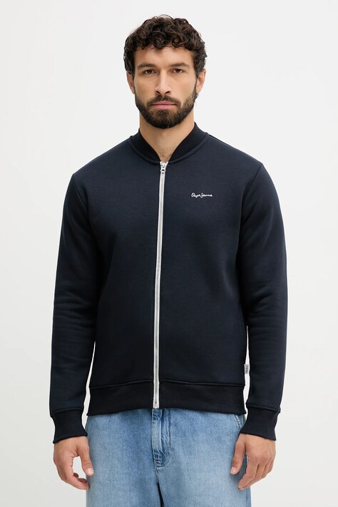 Pepe Jeans bluza męska kolor granatowy gładka PM5800010