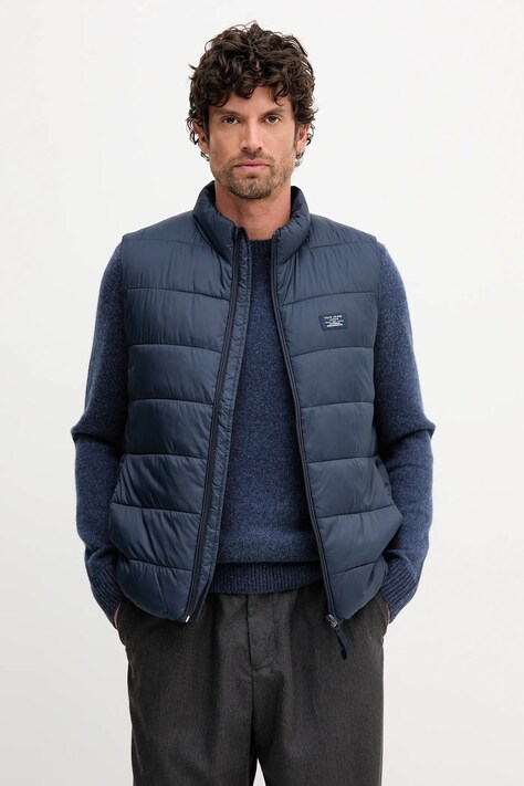 Pepe Jeans bezrękawnik kolor granatowy przejściowy PM4027189