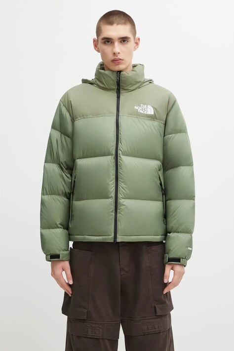 The North Face kurtka puchowa 1996 Retro Nuptse kolor zielony zimowa NF0A3C8DBO91