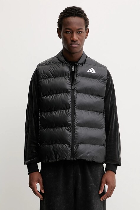 adidas vestă Essentials culoarea negru, de iarnă, JV7727