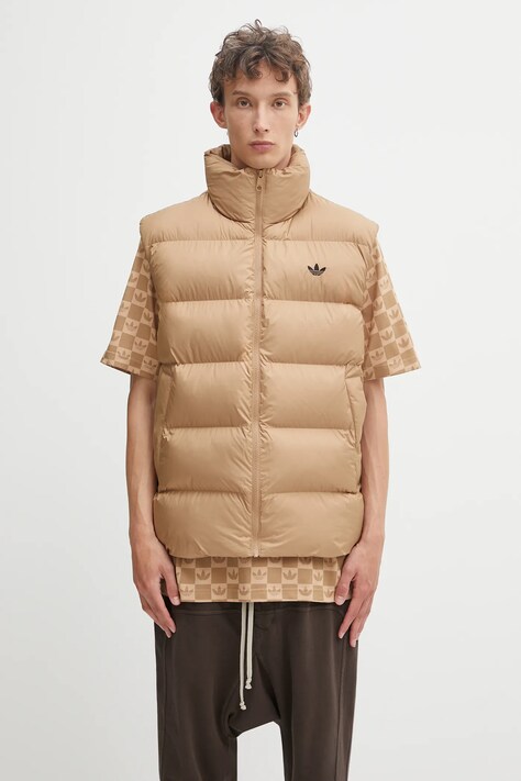 Vesta adidas Originals Commercial Vest zelená farba, zimná, JX4124