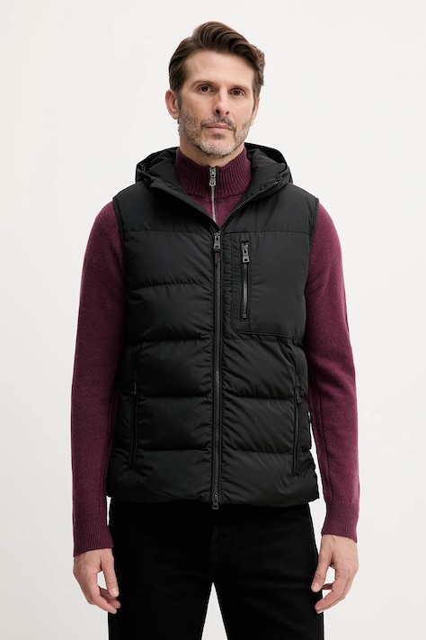 Geox bezrękawnik SNAKE kolor czarny zimowy M5628E T3266