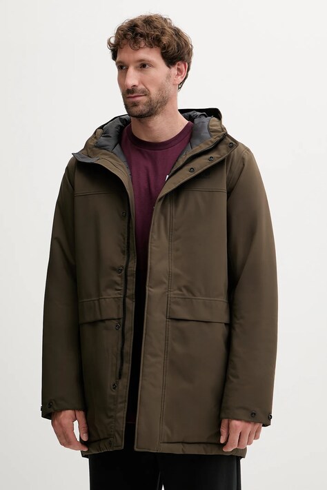 Jack Wolfskin kurtka COLD CAMP kolor zielony zimowa A65022