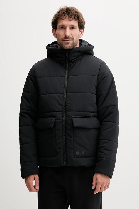 Μπουφάν Jack Wolfskin NORTHERN LITE χρώμα: μαύρο, A65023
