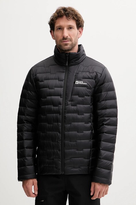 Jack Wolfskin kurtka sportowa puchowa Passamani Down kolor czarny A61836
