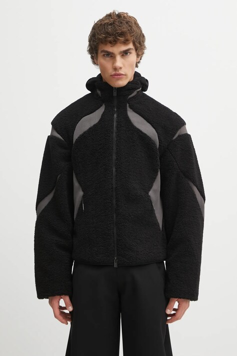 Heliot Emil kurtka kolor czarny zimowa AW25_M_02_139_BLK01_CO