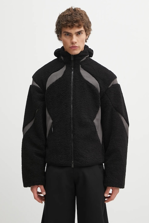 Heliot Emil kurtka kolor czarny zimowa AW25_M_02_139_BLK01_CO