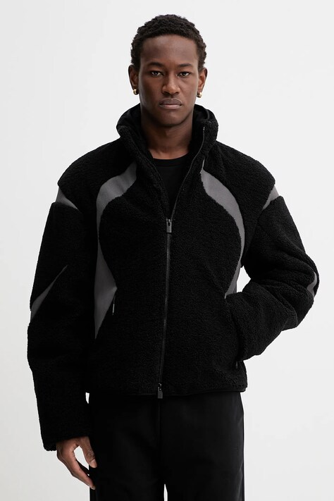 Bunda Heliot Emil černá barva, zimní, AW25_M_02_139_BLK01_CO