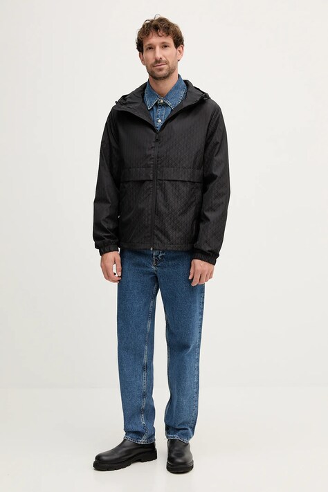 Calvin Klein Jeans kurtka kolor czarny przejściowa LV04RD510G
