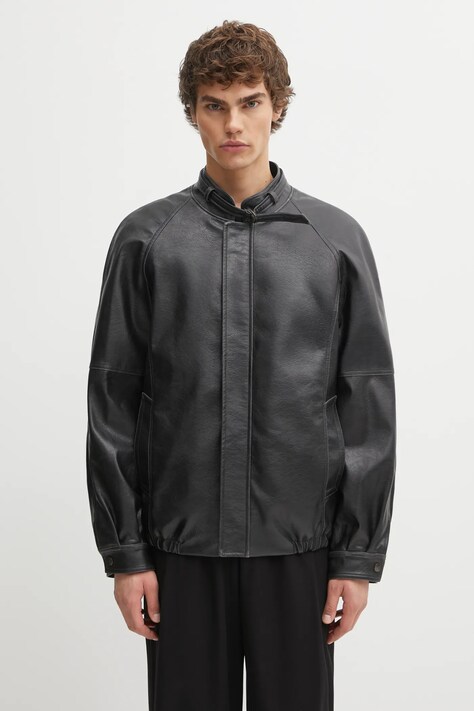 MM6 Maison Margiela kurtka kolor czarny zimowa SH2AM0053.M35455.900