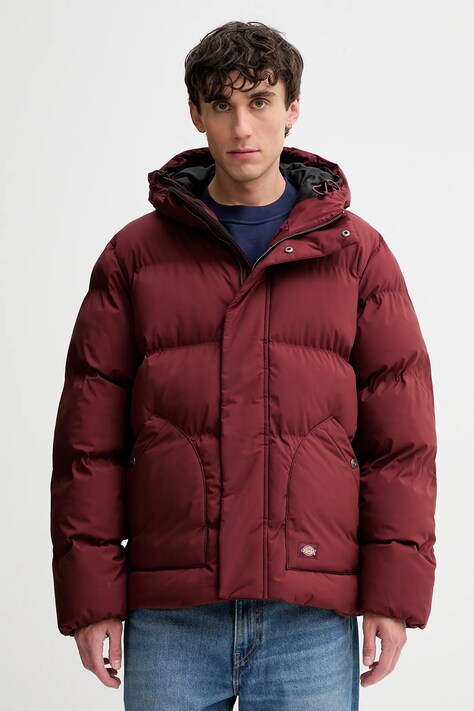 Jakna Dickies boja: bordo, za zimu, DK0A87OH