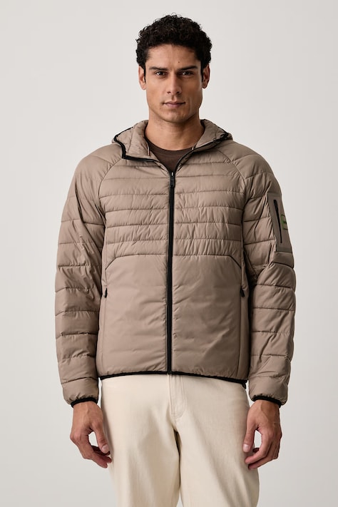 BOSS Green Krótka kurtka męska OW_Urbanex JT HD beżowa 50549181