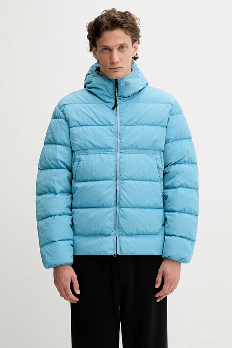 C.P. Company kurtka puchowa kolor niebieski zimowa 19CMOW011A005904G