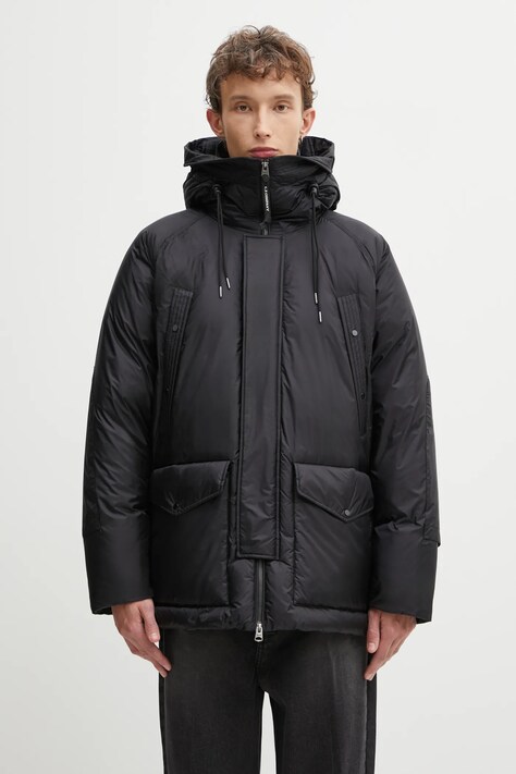 C.P. Company kurtka puchowa kolor czarny zimowa 19CMOW184A110467A