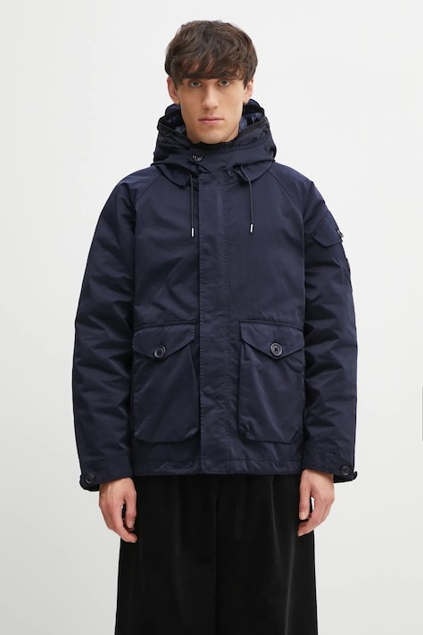Bunda C.P. Company tmavomodrá farba, zimná, 19CMOW189A110089G