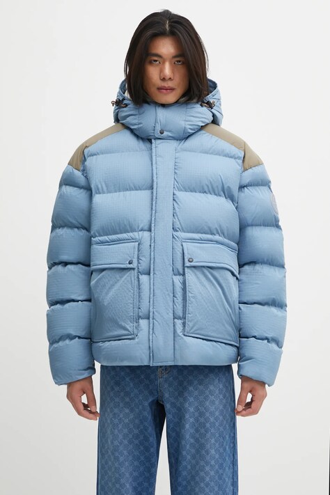 Napapijri kurtka A-Gail puf kolor niebieski NP0A88Z9I841