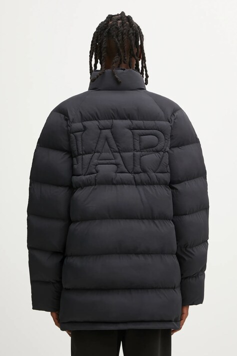 Dvostranska jakna Napapijri A-Gail parka črna barva, NP0A88YW9411