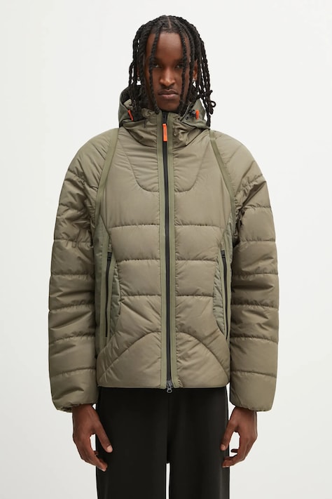 Jakna Napapijri A-Biez modular puf zelena barva, NP0A88YQG0A1