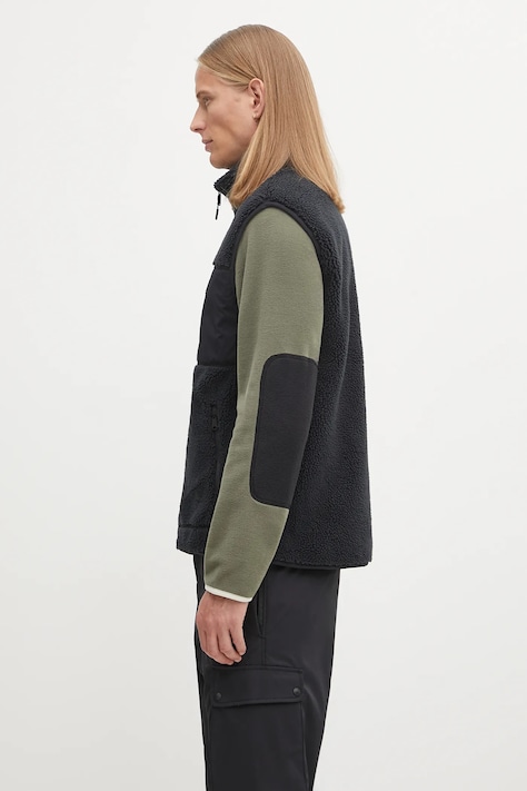 Brezrokavnik Napapijri Yupik V črna barva, NP0A4HZK0411