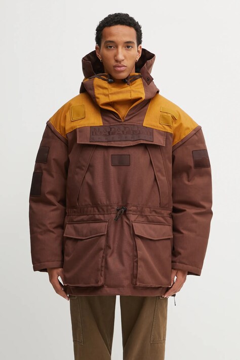Napapijri jacket Napapijri x Martine Rose brown color NP0A4I57WT11