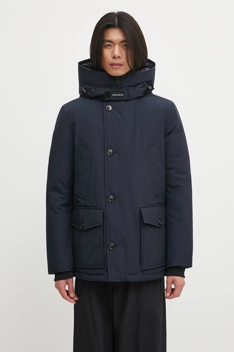Woolrich kurtka puchowa Arctic kolor granatowy zimowa CFWOOU0771MRUT0001