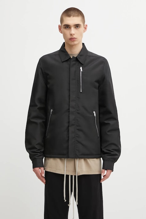 Rick Owens DRKSHDW jacket Concealed Zipfront black color DU02E7775.NCV