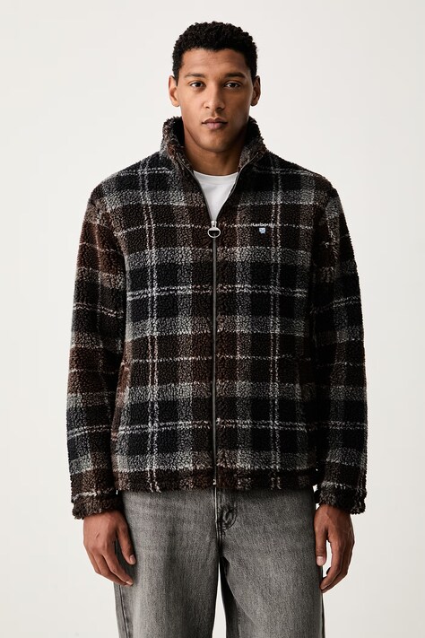 Barbour bluza polarowa męska brązowa MFL0187