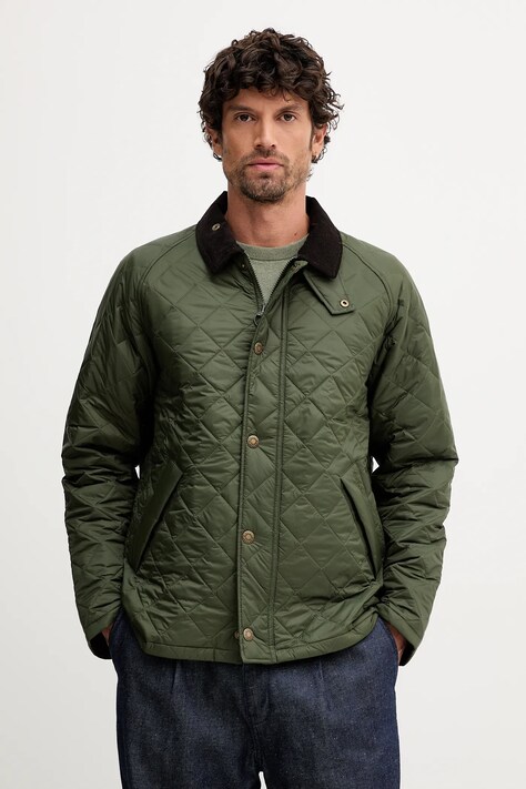 Куртка Barbour цвет зелёный демисезонная MQU1864