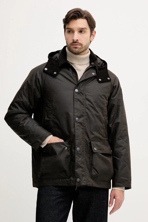 Barbour kurtka BEAUFORT kolor brązowy przejściowa oversize MWX2347
